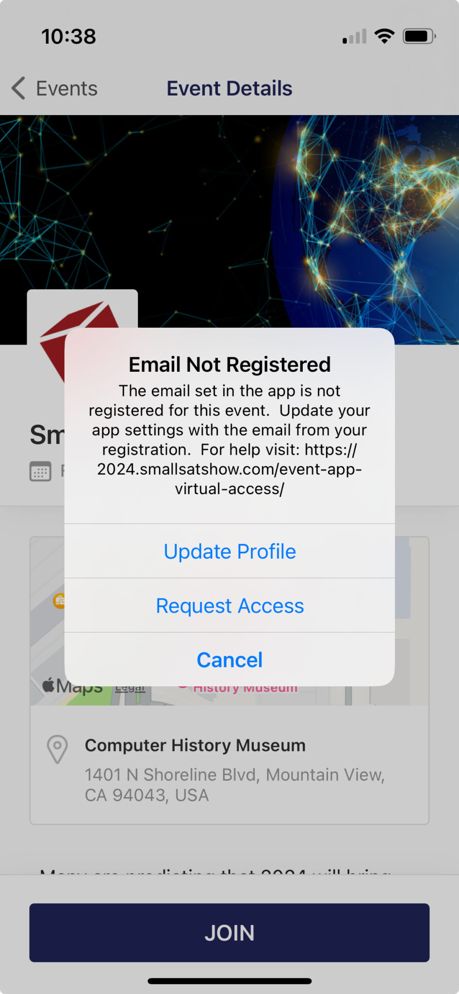 Event App & Virtual Access « SmallSat Symposium 2024